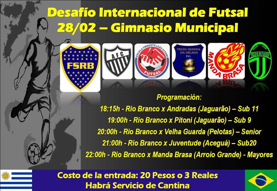 25.02.2019 Un gran torneo internacional se disputará en Rio Branco