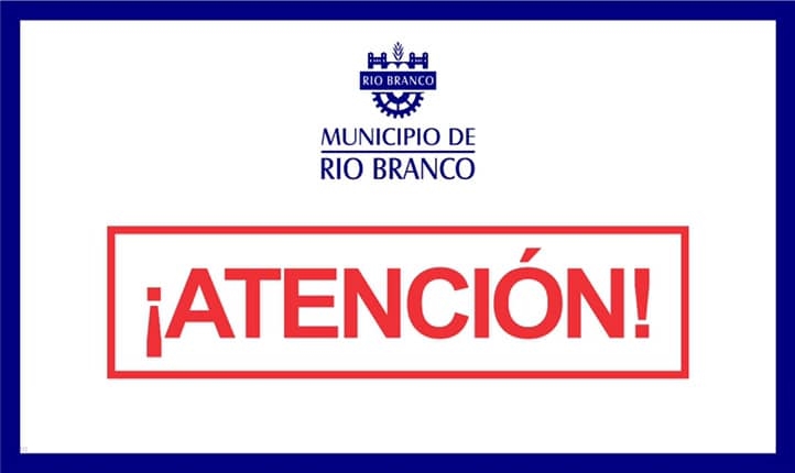 16.03.2020 Comunicado del Municipio de Río Branco