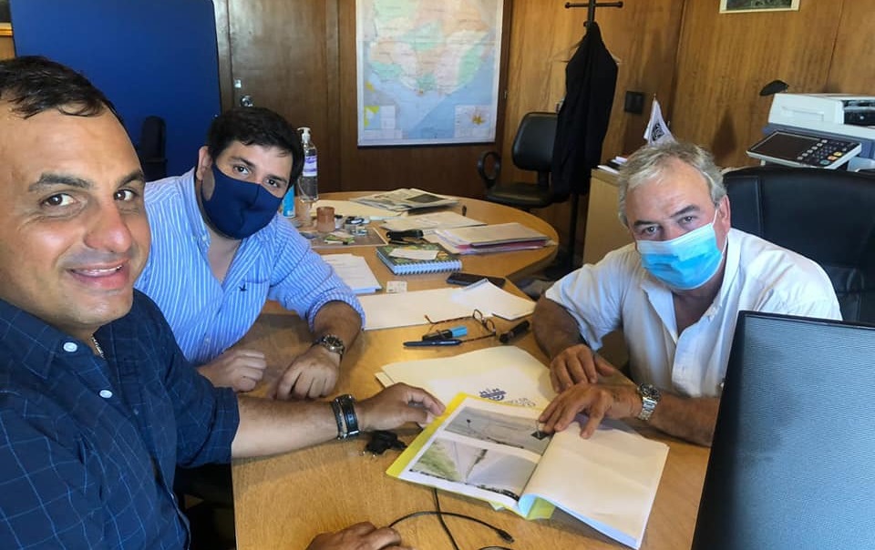 20.01.2021 Alcalde Christian Morel participó de reuniones con autoridades nacionales