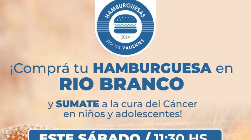 14.03.2024 Gran venta solidaria de hamburguesas a beneficio de la Fundación Pérez Scremini